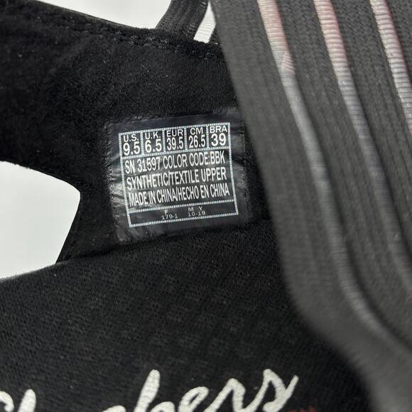 Skechers Rumblers Solar Burst Wedge Sandals 9.5 Memory Foam Slingback Mesh Heel - Picture 8 of 9